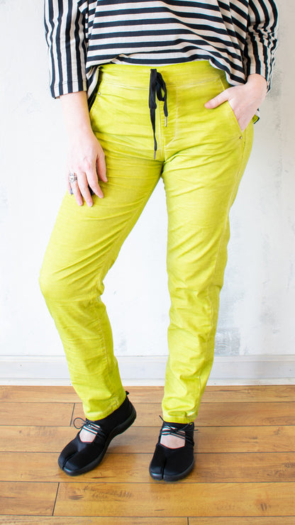 Washed Iconic Denim in Electric