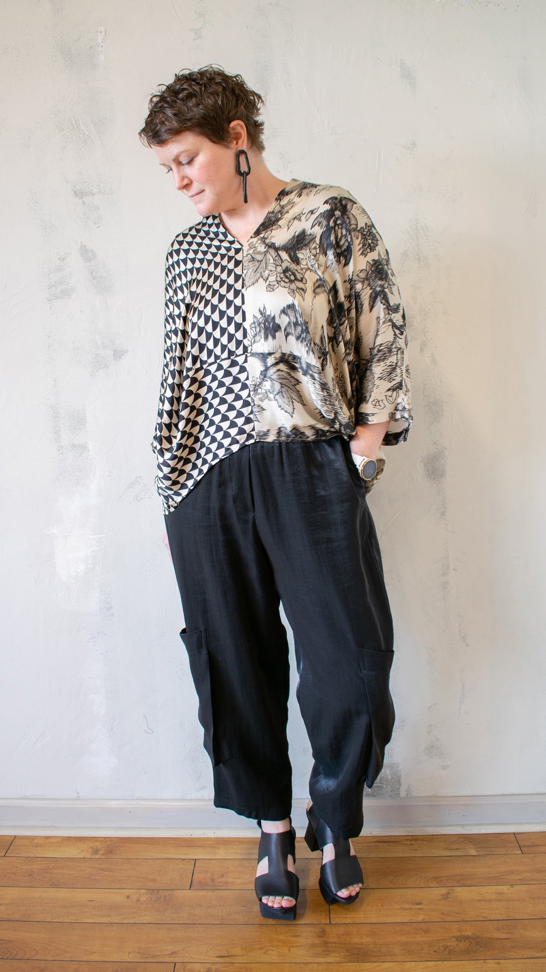 Fatima Draped Top, Mix