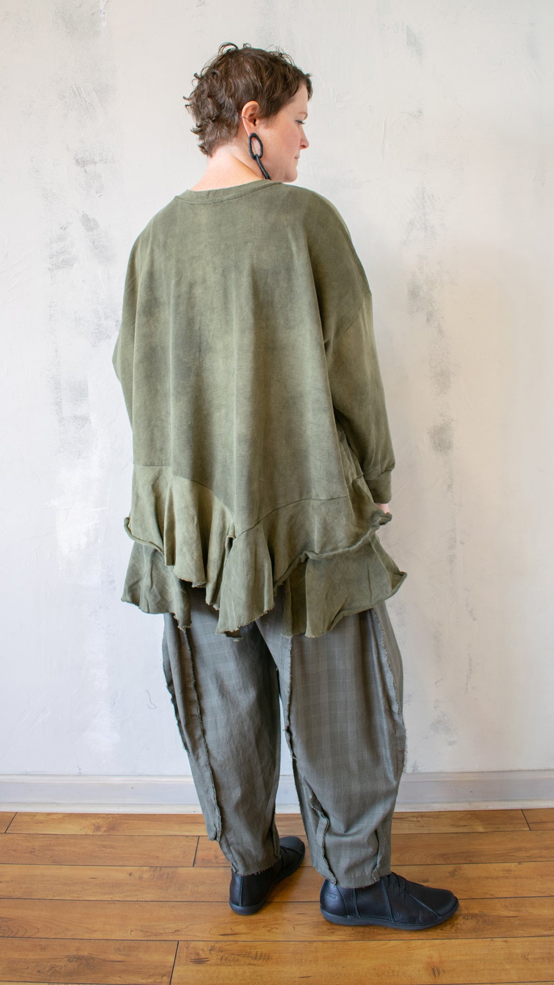 Urban Sahara Oversized Top, Olive