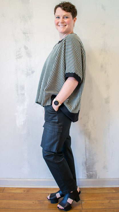 Houndstooth Pullover