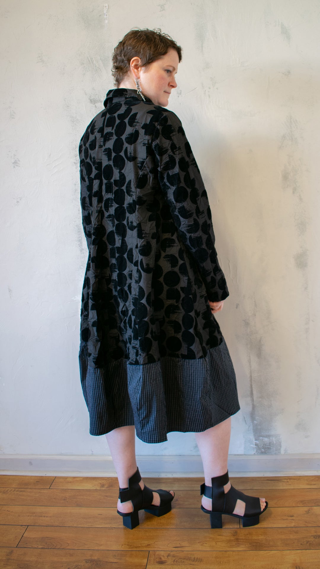 Eclipse Relaxed Cocoon Dress, Crescent