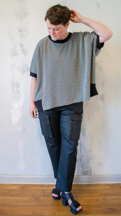 Houndstooth Pullover