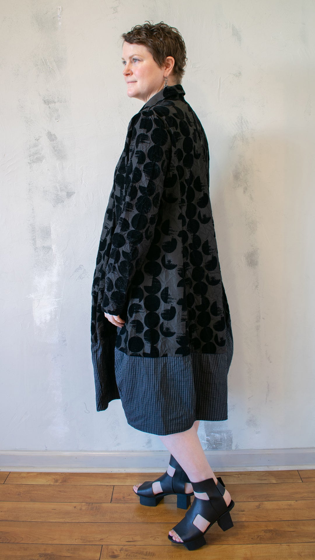 Eclipse Relaxed Cocoon Dress, Crescent