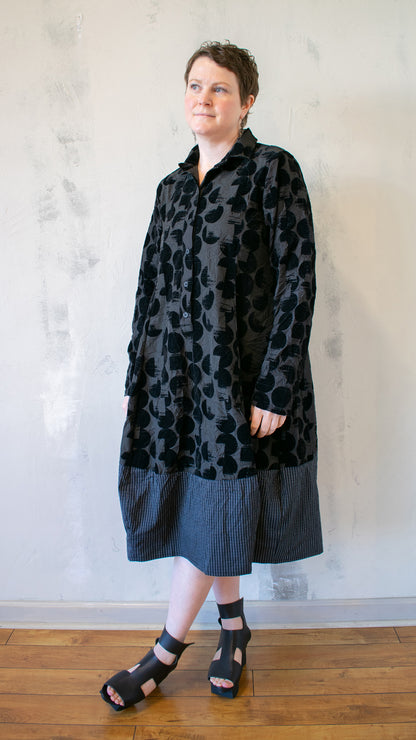 Eclipse Relaxed Cocoon Dress, Crescent