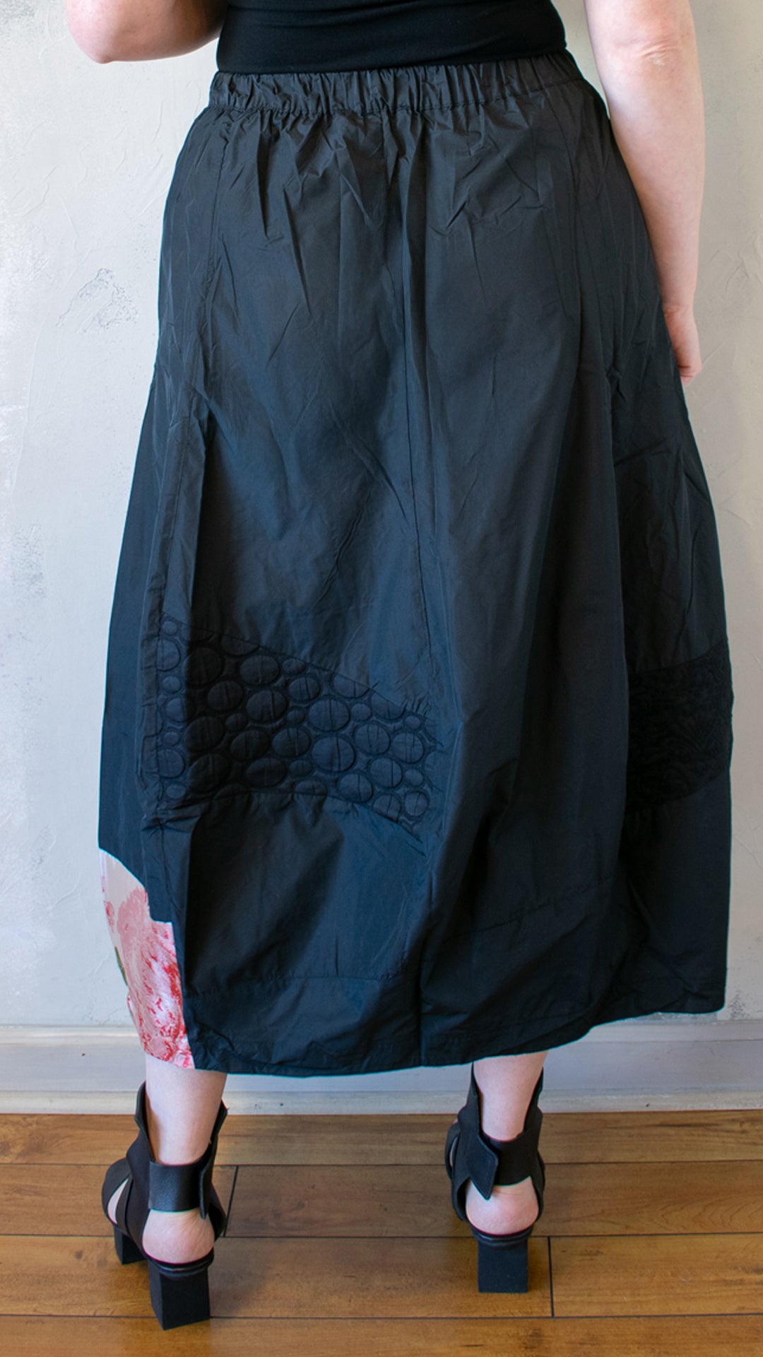 Lauryn Cocoon Skirt, Black