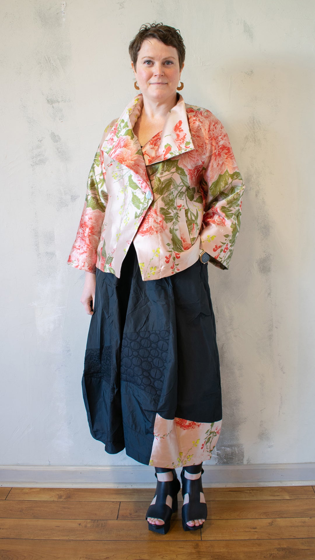 Lauryn Cocoon Skirt, Black