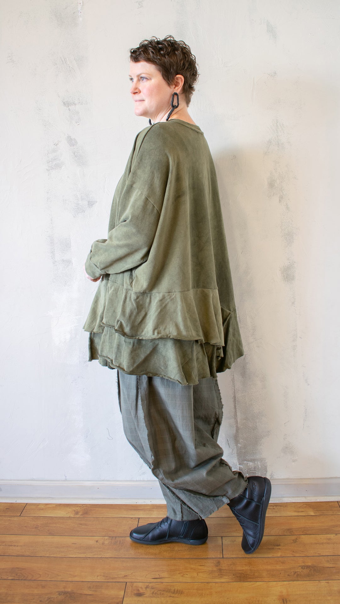 Urban Sahara Oversized Top, Olive