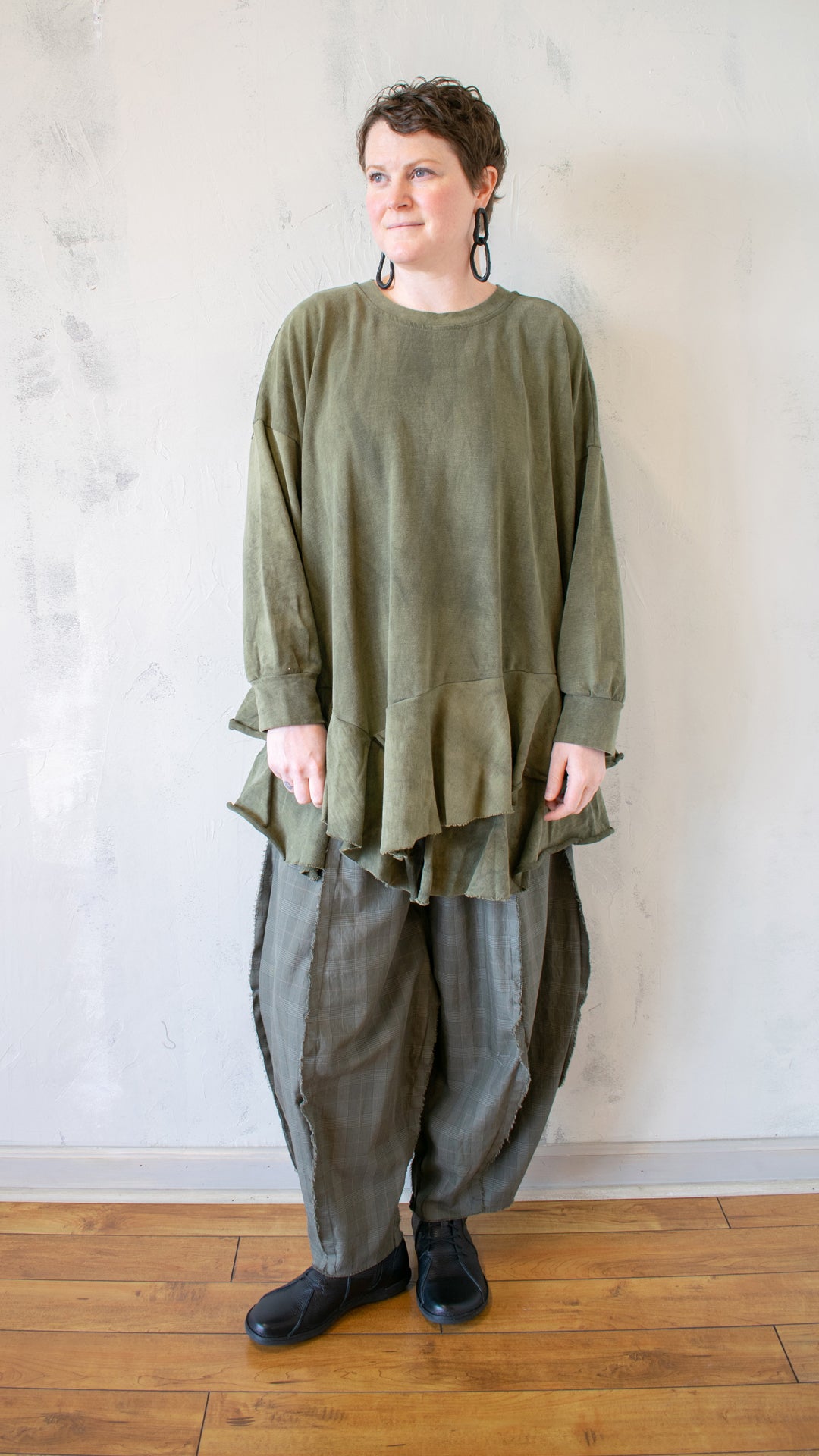 Urban Sahara Oversized Top, Olive