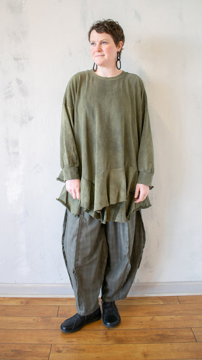 Urban Sahara Oversized Top, Olive