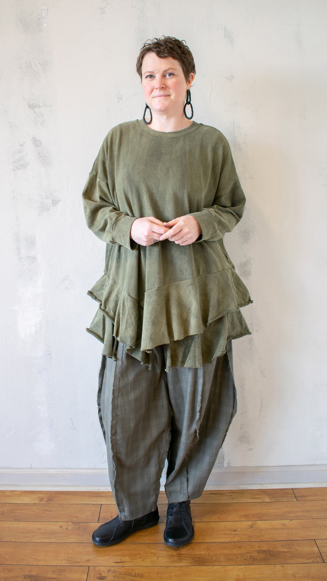 Urban Sahara Oversized Top, Olive