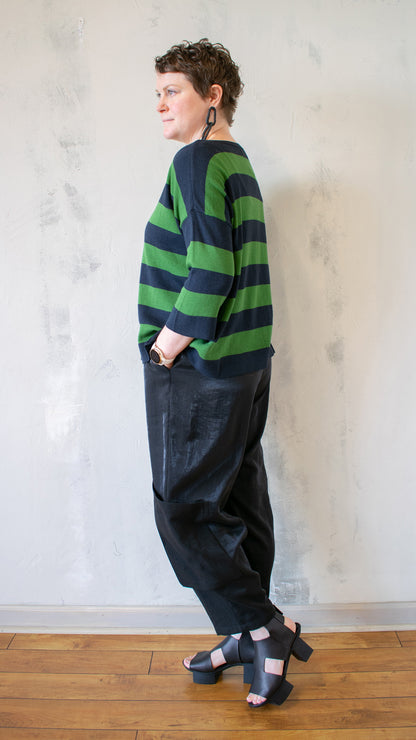 Twiggy Sweater, Clover/Navy