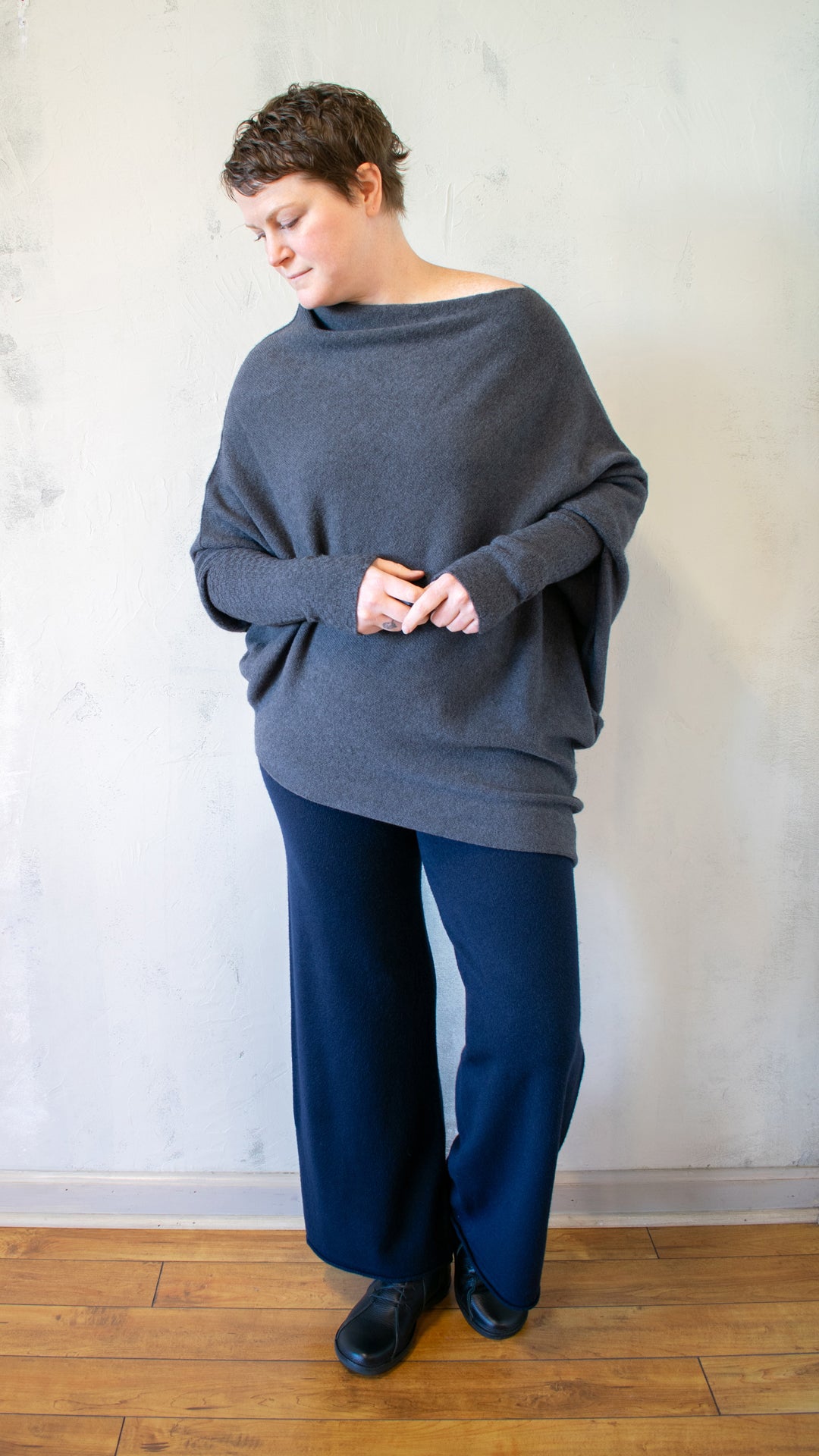Asymmetric Sweater (Multiple Colors)