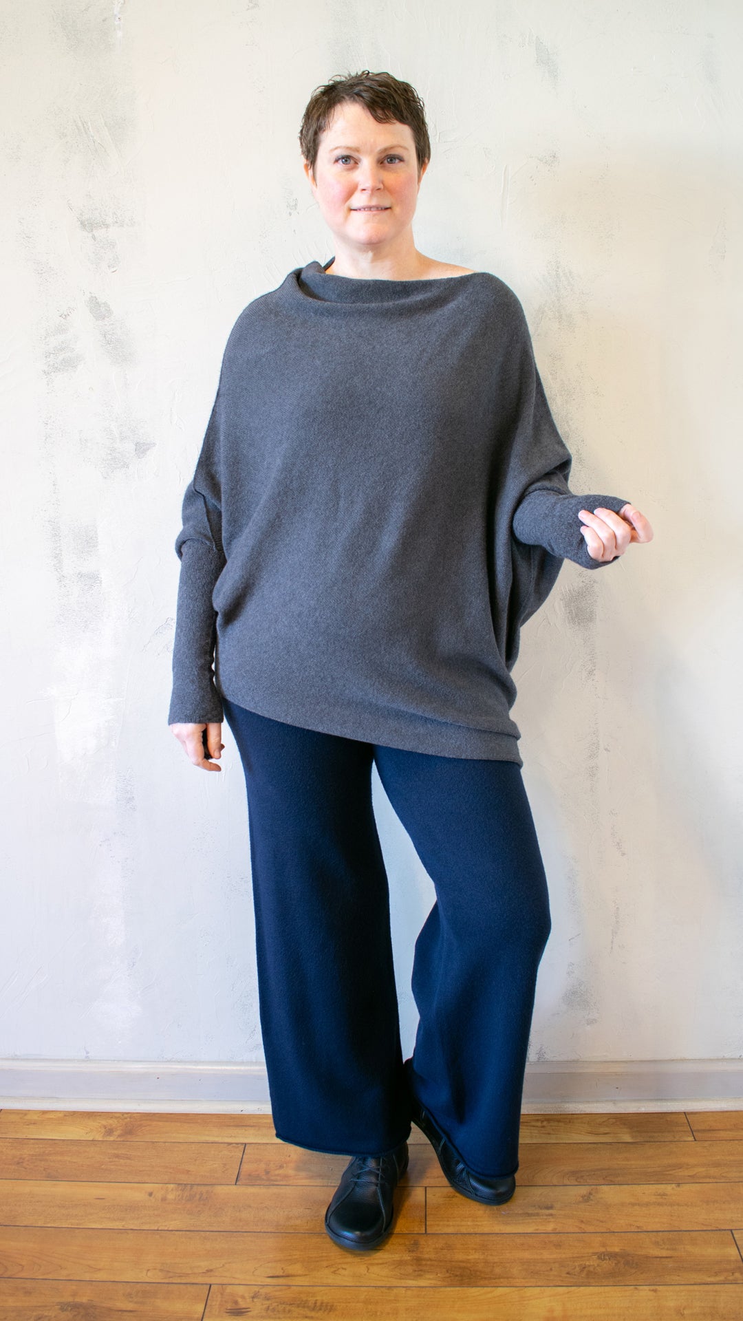 Asymmetric Sweater (Multiple Colors)