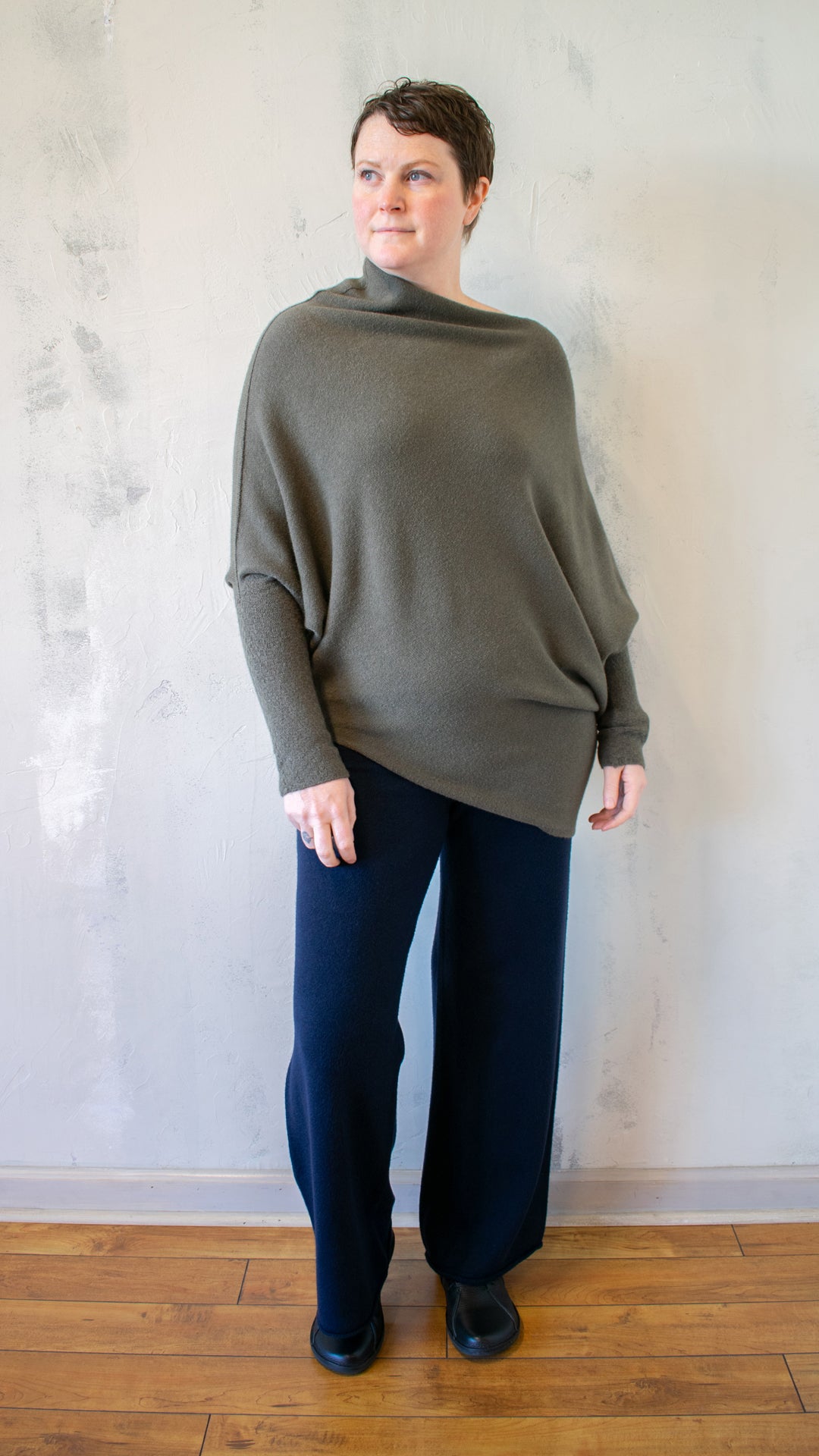 Asymmetric Sweater (Multiple Colors)
