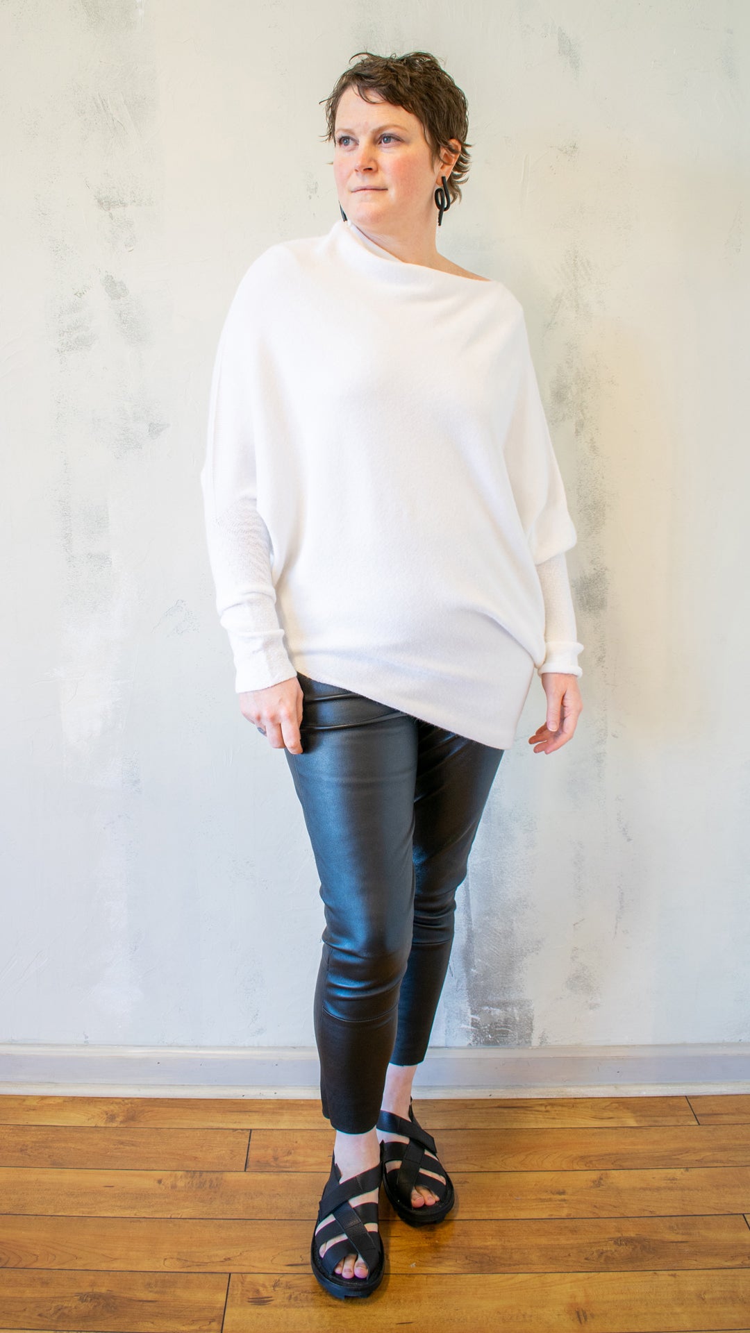 Asymmetric Sweater (Multiple Colors)