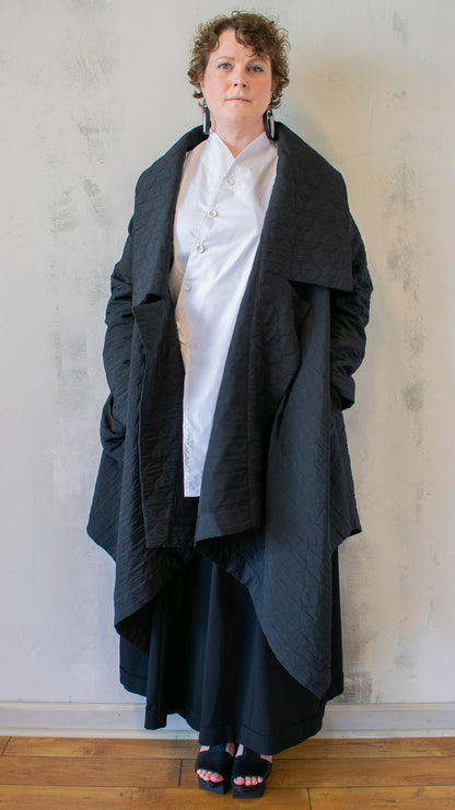 Mojave Robe Coat in Black