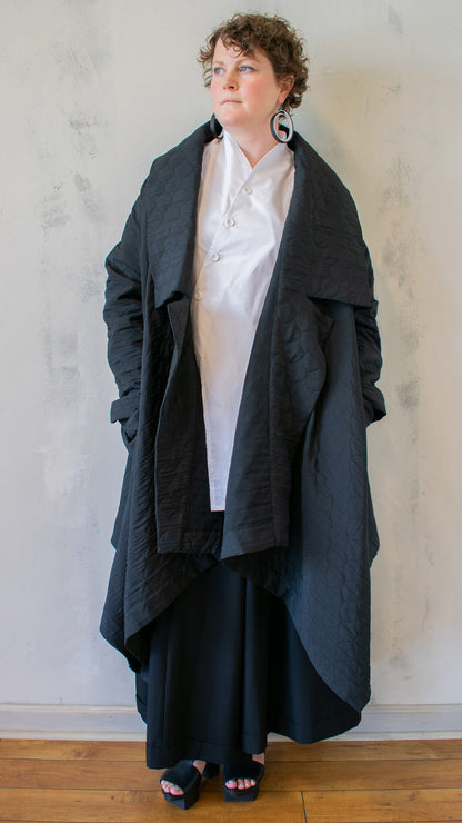 Mojave Robe Coat in Black