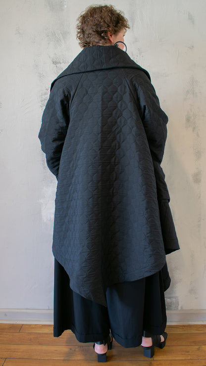 Mojave Robe Coat in Black