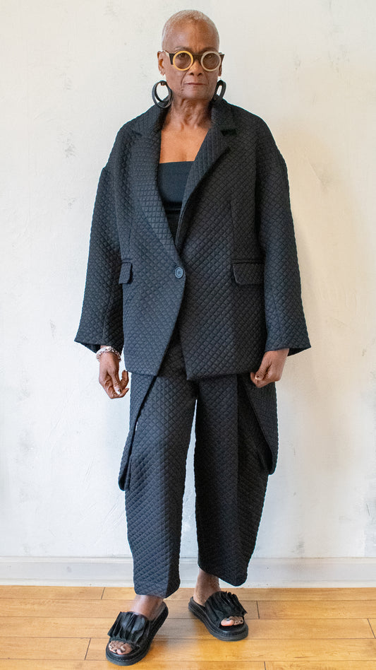 Pyramid Jacquard Blazer