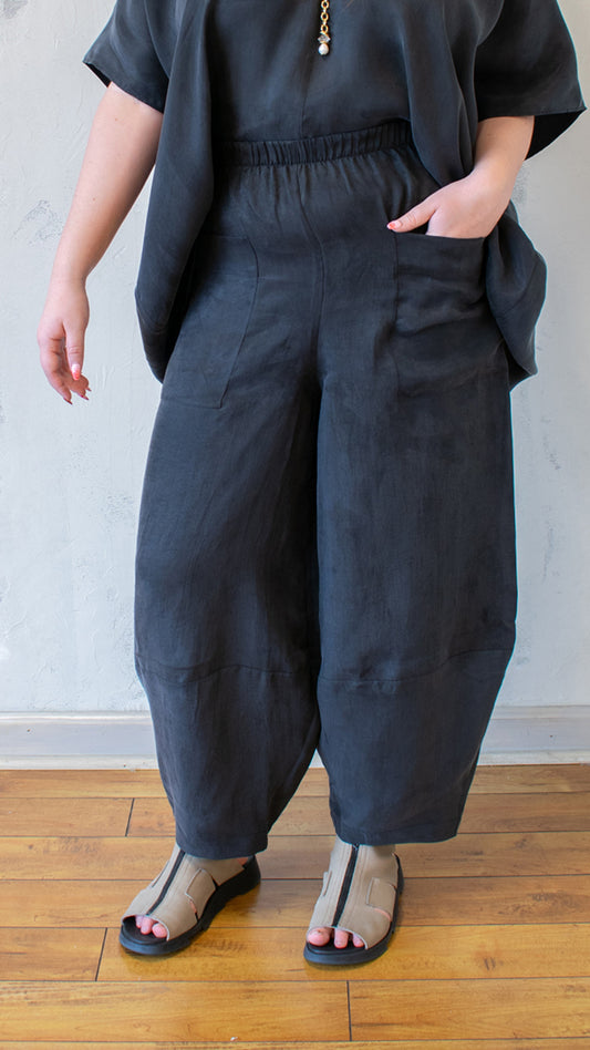 Silk Barrel Pant