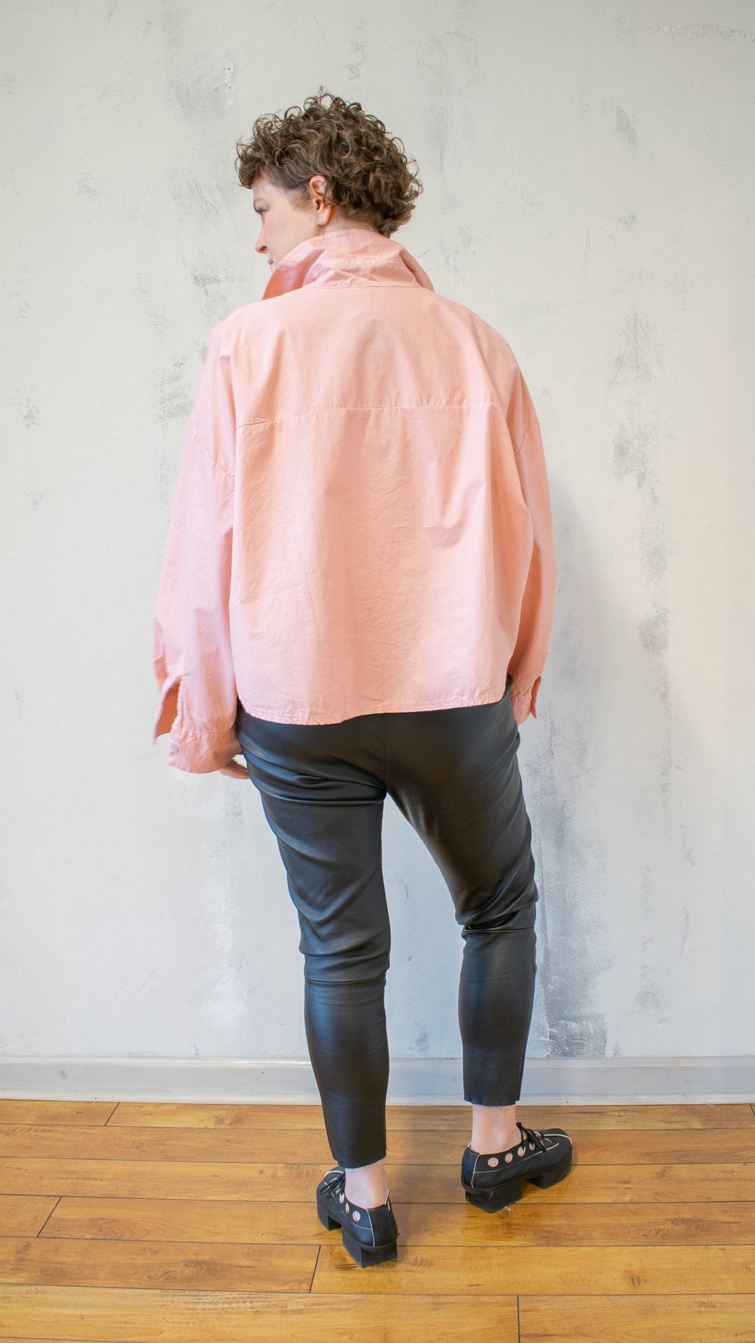 Cropped Button Down (Multiple Colors)