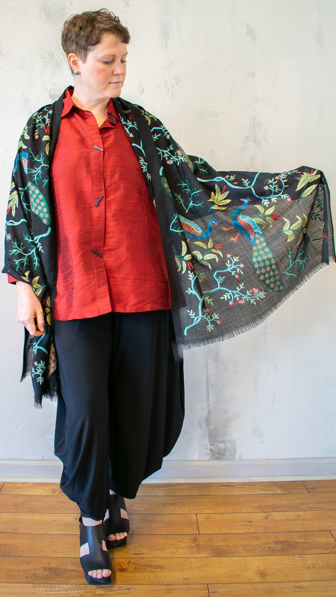 Peacock Wrap