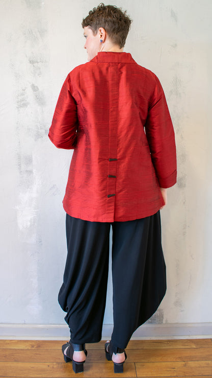 Raw Silk Blouse