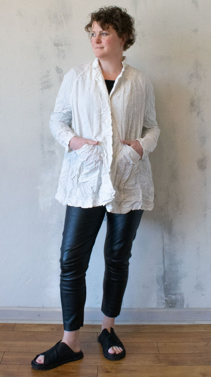 Crinkle Dolman Sleeve Jacket