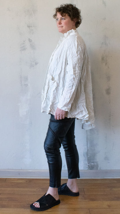 Crinkle Dolman Sleeve Jacket