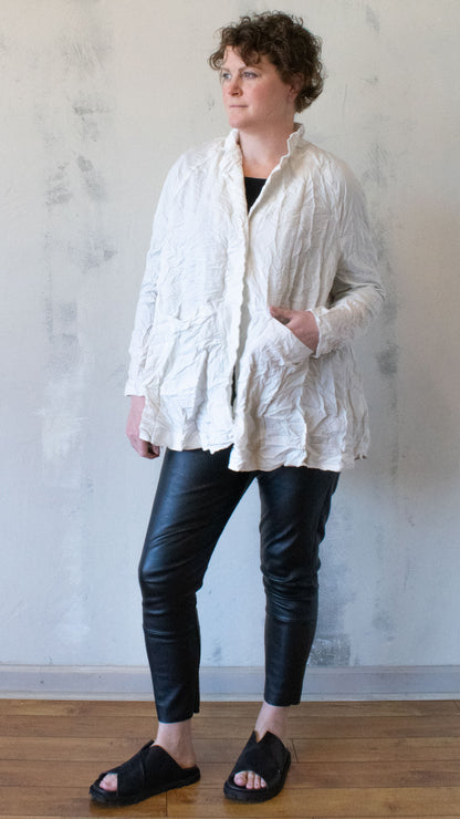 Crinkle Dolman Sleeve Jacket