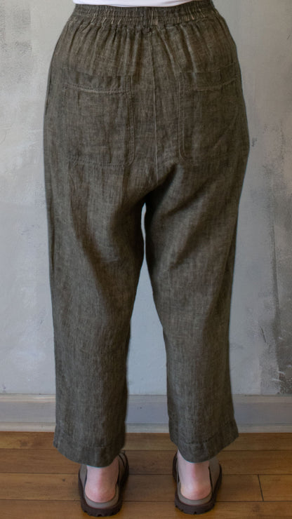 Linen Trouser in Mineral