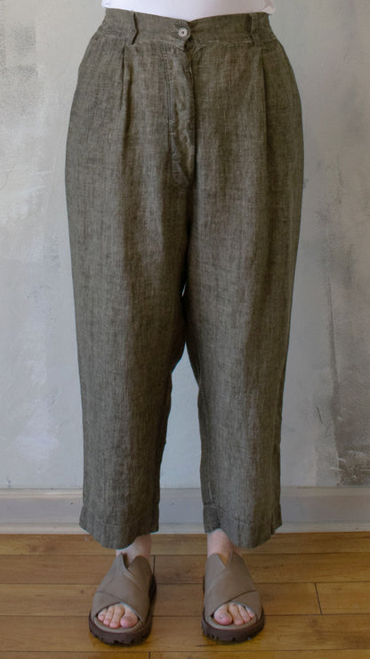 Linen Trouser in Mineral
