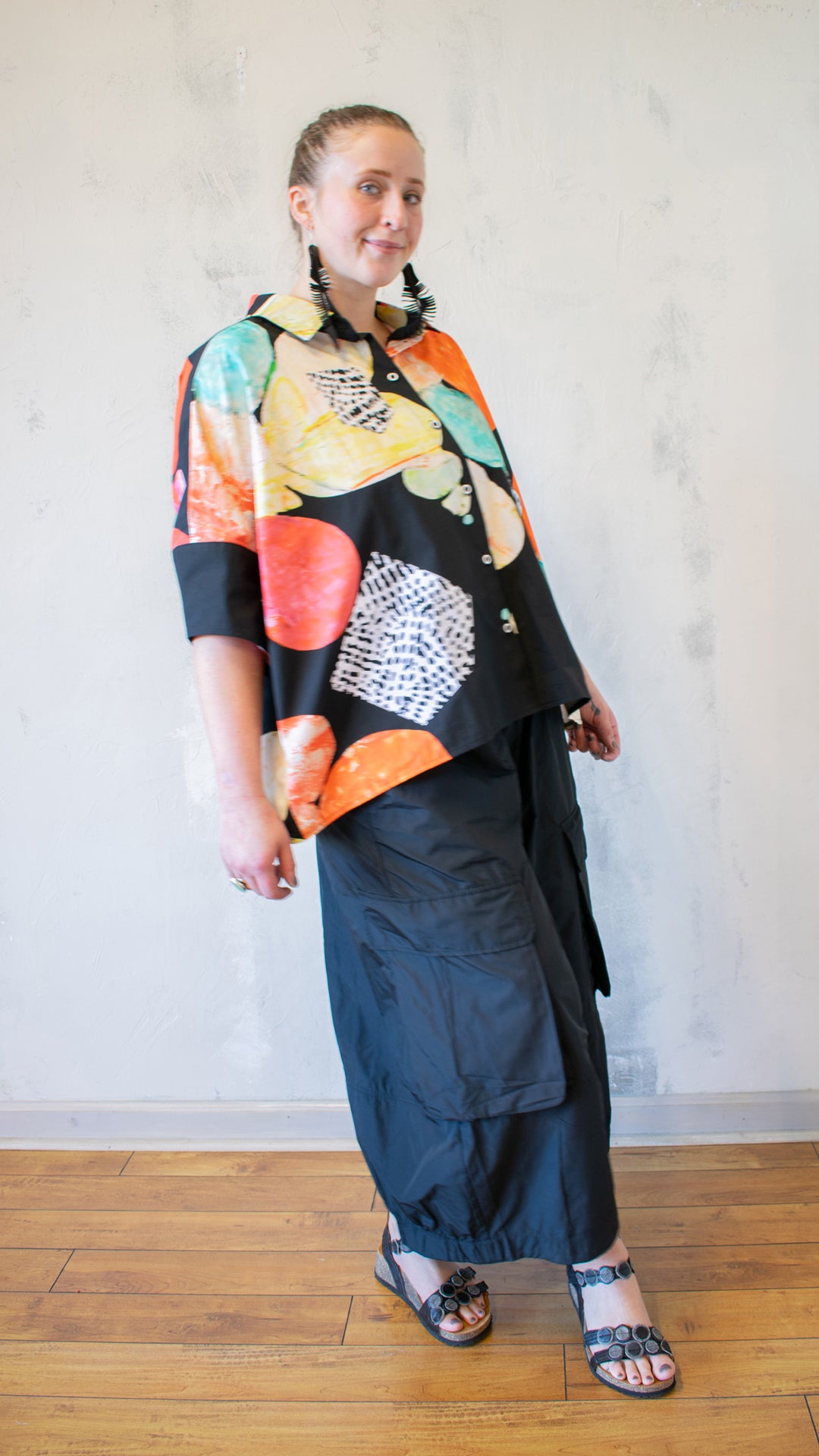 Leopard Pocket Button Down