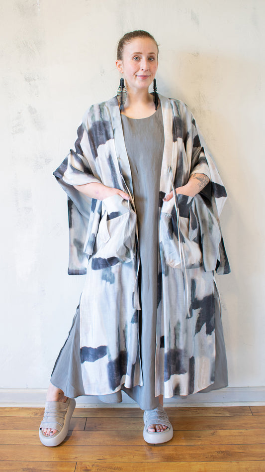 Tie Closure Kimono