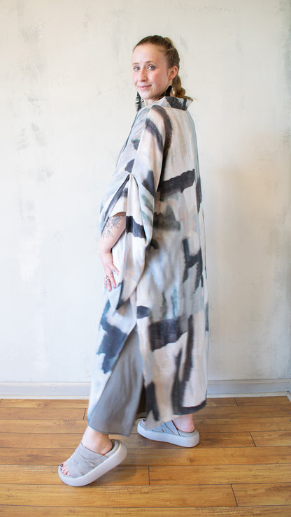 Tie Closure Kimono
