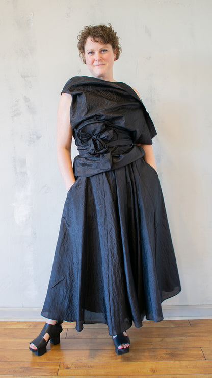 Off Shoulder Sheer Blouse (Multiple Colors)