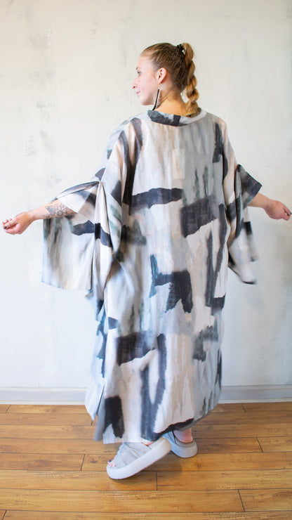 Tie Closure Kimono