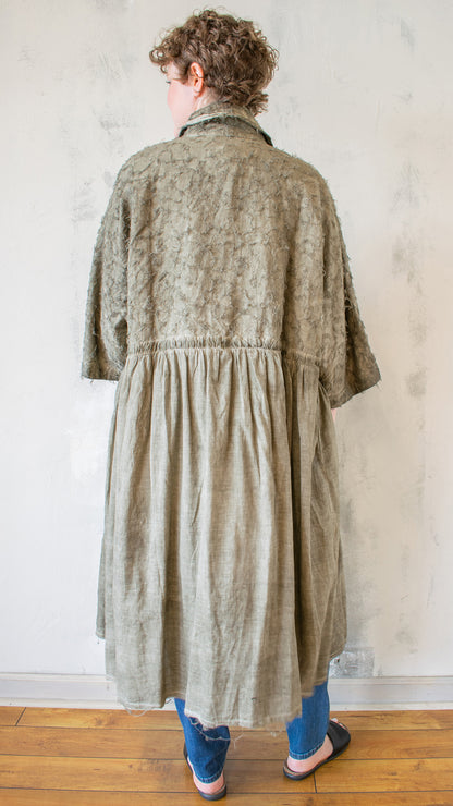 Textured Linen Duster