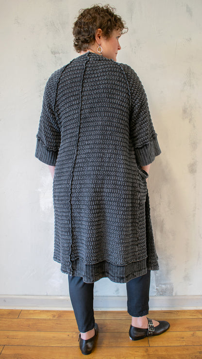 Shilah Duster in Charcoal