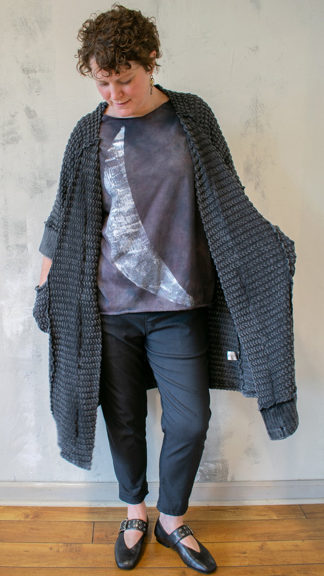 Shilah Duster in Charcoal