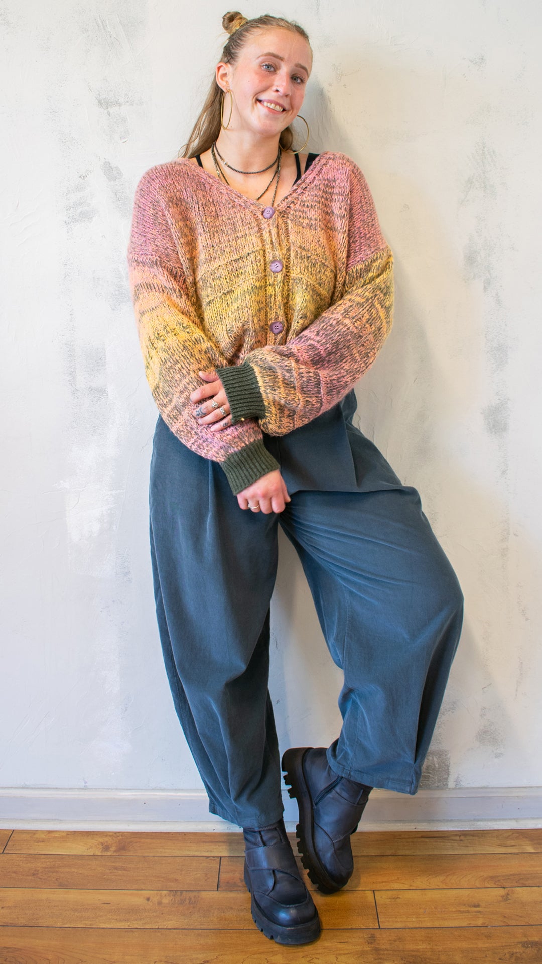 Throw Back Cardigan (Multiple Colors)