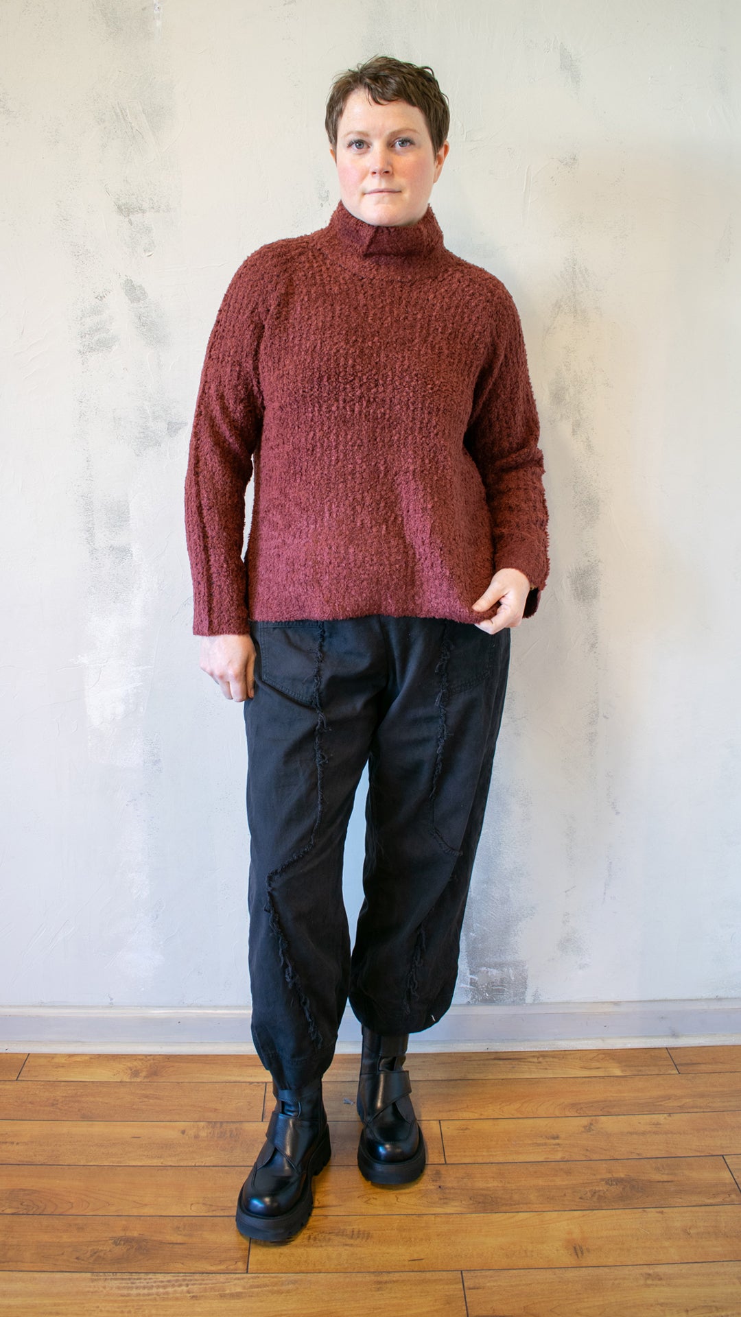 Plush Turtleneck Sweater (Multiple Colors)