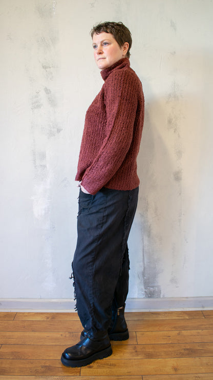 Plush Turtleneck Sweater (Multiple Colors)