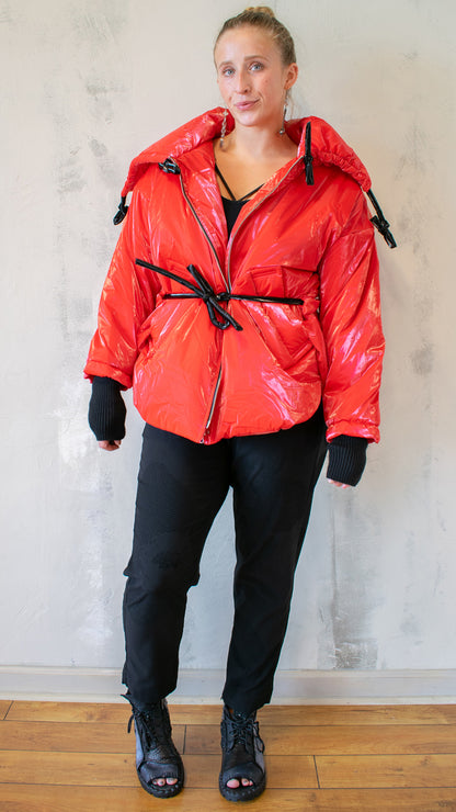 Red Puffer Jacket