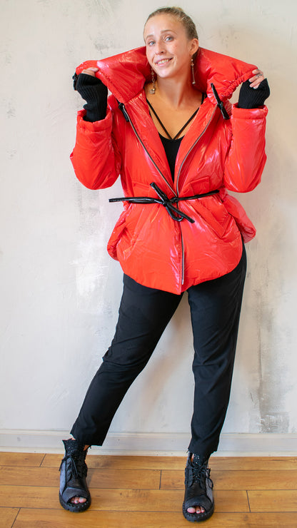 Red Puffer Jacket