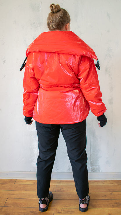 Red Puffer Jacket