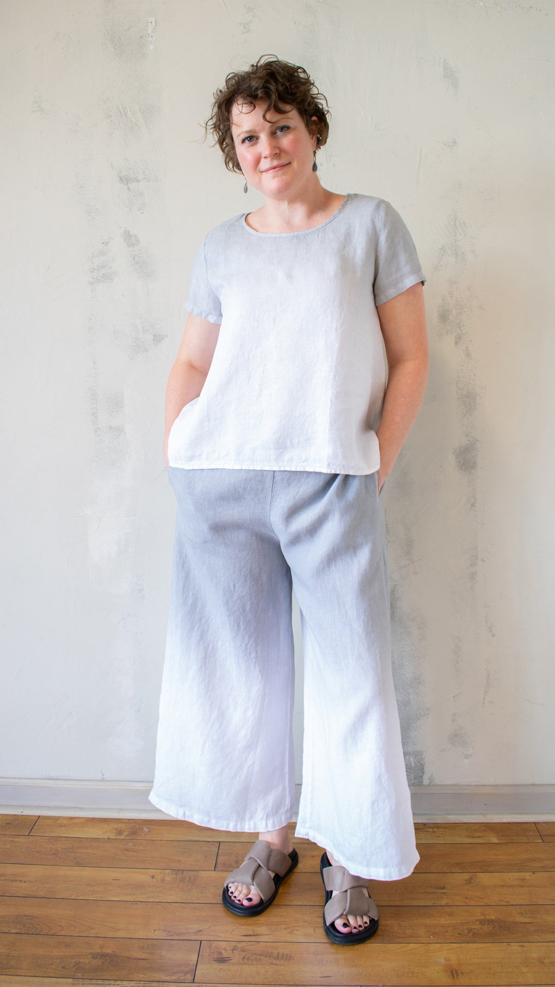 Ombre Linen Tee (Multiple Colors)