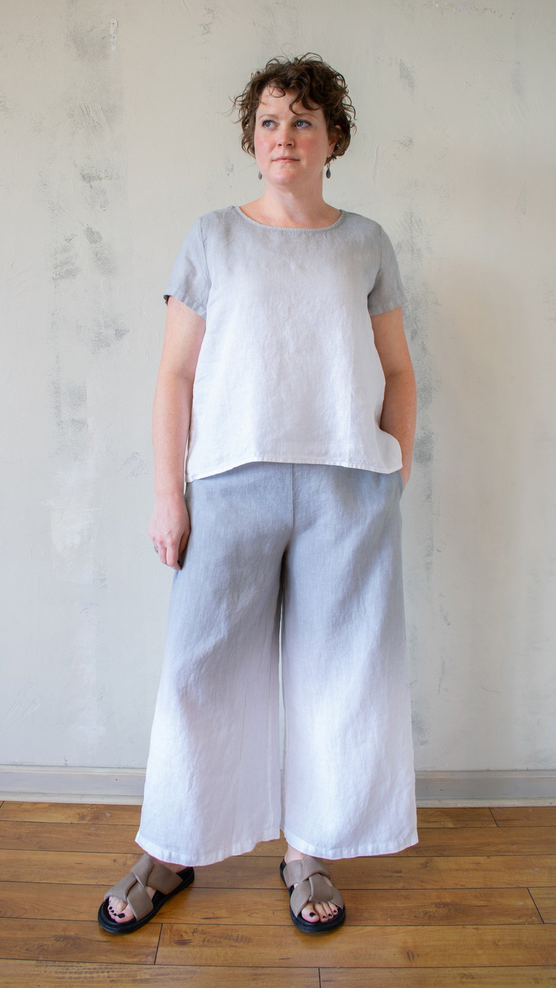 Ombre Linen Tee (Multiple Colors)