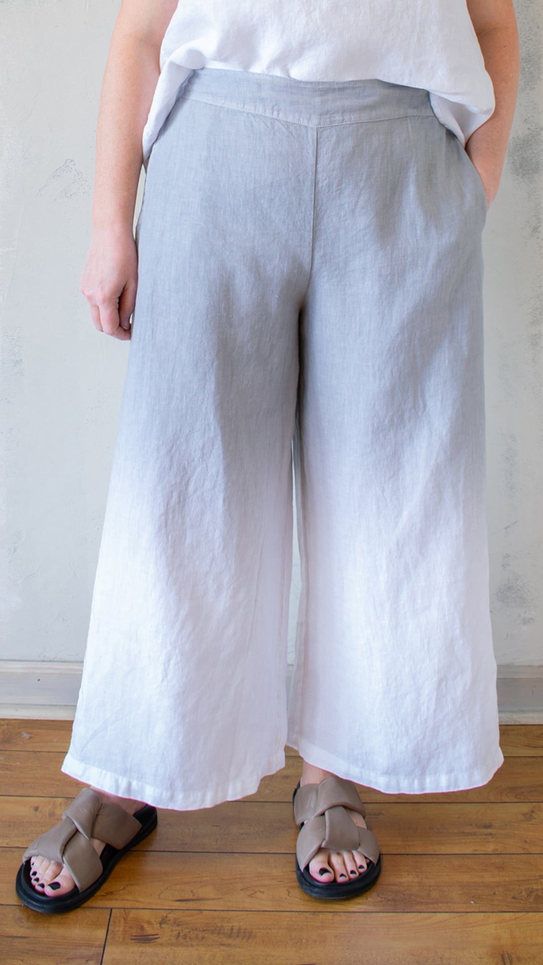 Ombre Wide Leg Trouser (Multiple Colors)