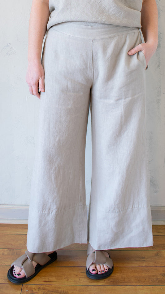 Full Leg Linen Trouser